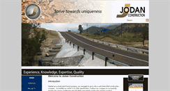 Desktop Screenshot of jodanconstruction.co.za